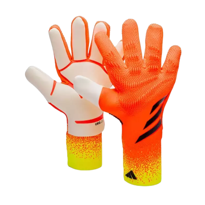 Luva de Goleiro Adidas Predator Pro Laranja e Preto Predstrike