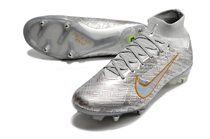 Nike Air Zoom Mercurial Superfly 9 Elite Aluminum Spike Silver "Anniversary 25 Years Pack" Football Boots