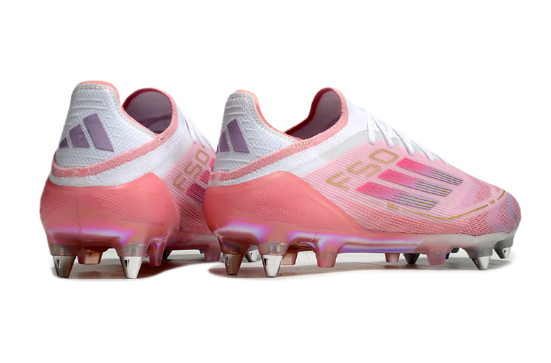 Chuteira Campo Adidas F50 Ponta de Aluminio Rosa "LY304"