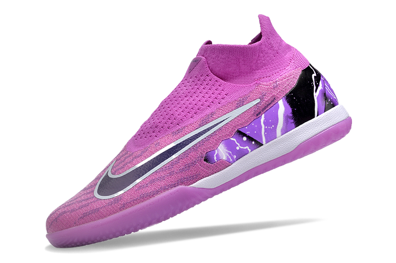 Bota de futbol sala Nike Phantom GX DF Elite IC violeta "Thunder".