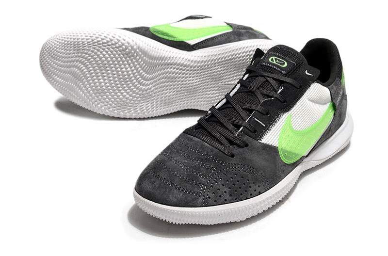 Chuteira Futsal Nike StreetGato IC Cinza e Verde