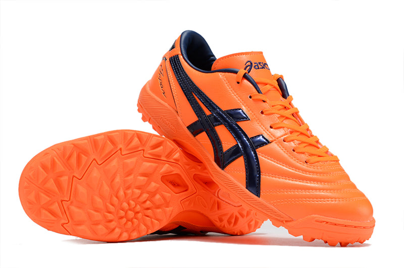 Chuteira Society Asics Japan TF Laranja