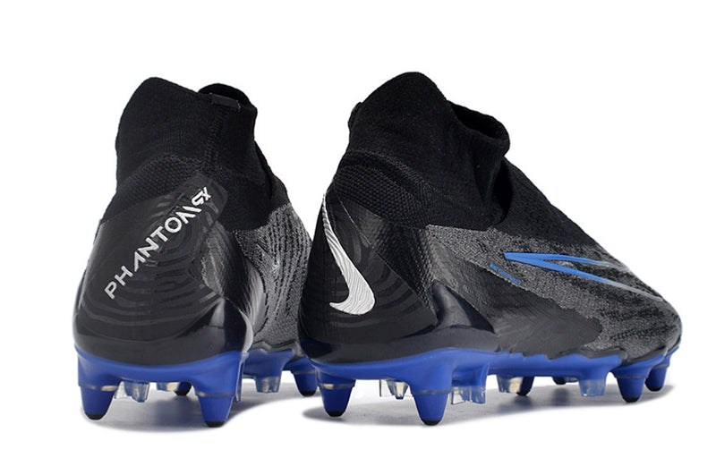 Nike Phantom GX DF Elite Aluminum Spike Black and Blue "Shadow Pack" Field Football Boot