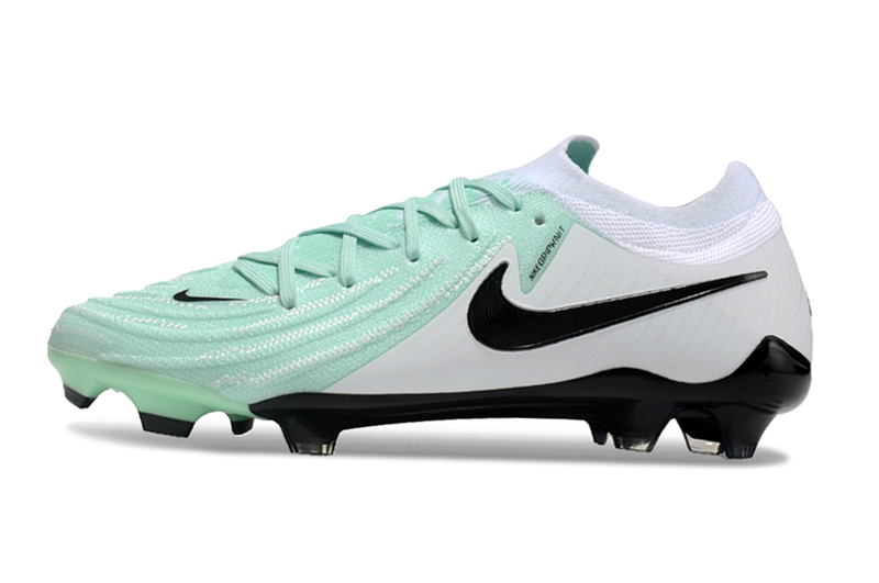 Chuteira Campo Nike Phantom GX 2 Elite FG Branca e Verde