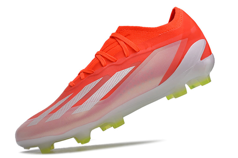 Adidas X Crazyfast.1 FG Red and White "Energy Citrus Pack" Field Boots