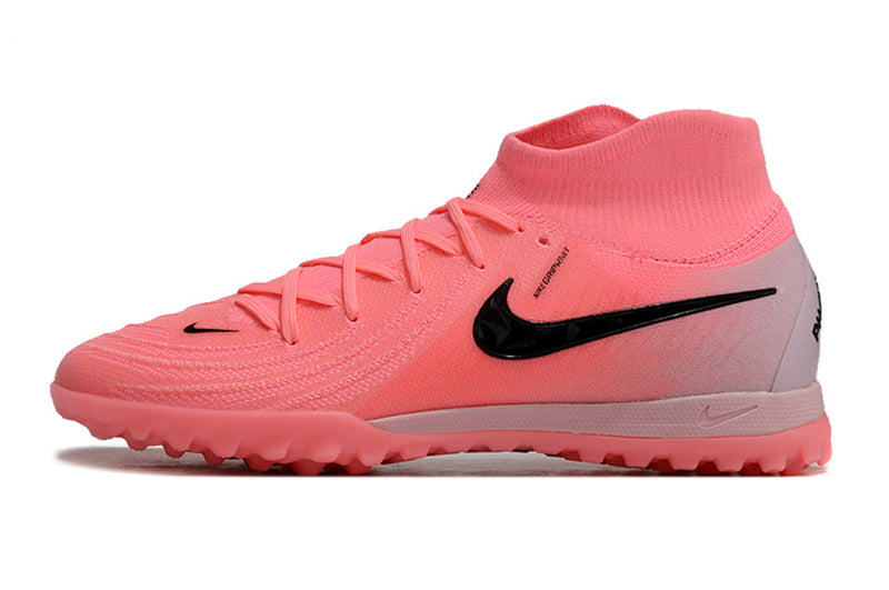 Chuteira Infantil Society Nike Phantom Luna 2 Elite TF Rosa "Mad Brilliance"