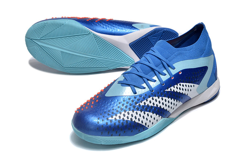 Chuteira Futsal Adidas Predator Accuracy.1 IC Azul "Marine Rush Pack"