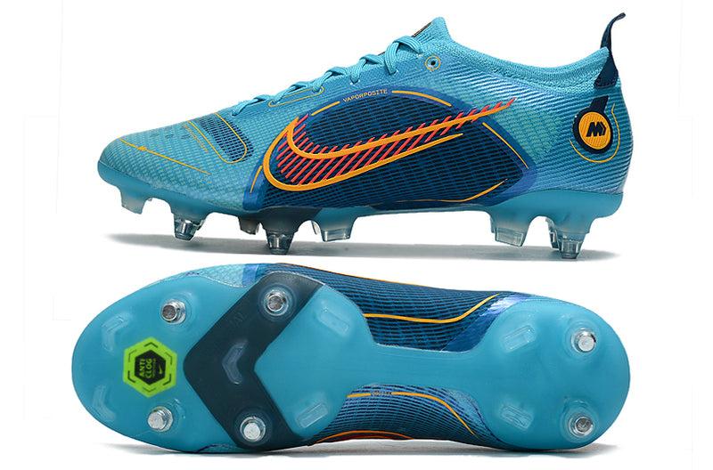 Velocidade é com Chuteira de Trava Mista Nike Mercurial Vapor 14 Elite, garanta a sua na Farda de Boleiro a qualidade de Jogadores Profissionais!