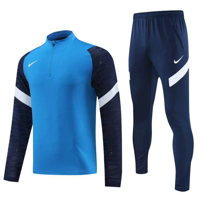 Nike Training Blue and White Cold Weather Set