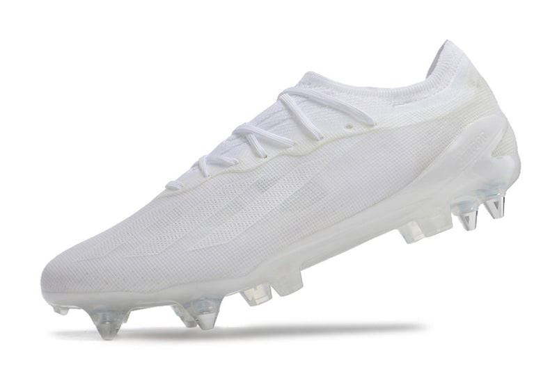 Adidas X CrazyFast.1 Aluminium Spike White "Pearlized Pack" Field Football Boots 