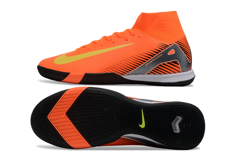 Chuteira Futsal Nike Air Zoom Mercurial Superfly 10 Elite IC Laranja