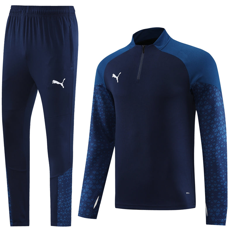 Conjunto de Frio Puma Training Azul Marinho