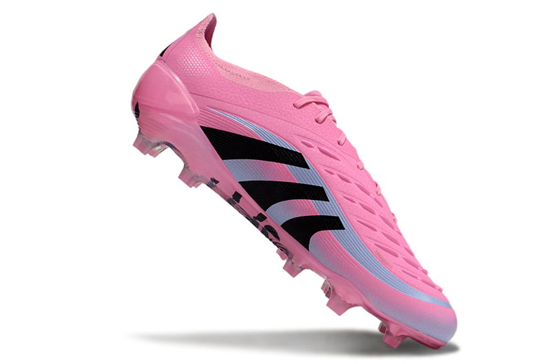 Chuteira Campo Adidas Predator Elite FG Rosa e Preto