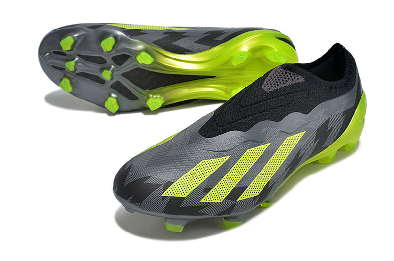 Adidas CrazyFast.1 LL FG Black and Green "Crazycharged Pack" Field Boots