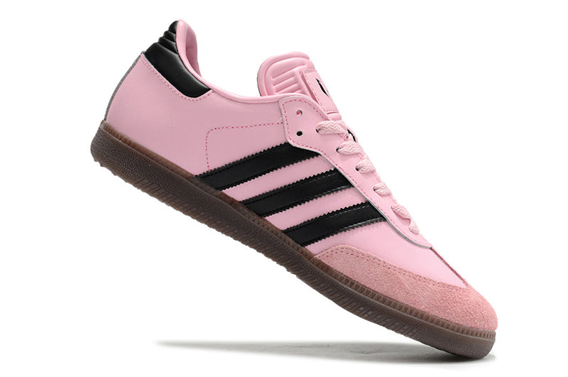 Chuteira Futsal Adidas Lionel Messi x Samba IC Rosa e Preto