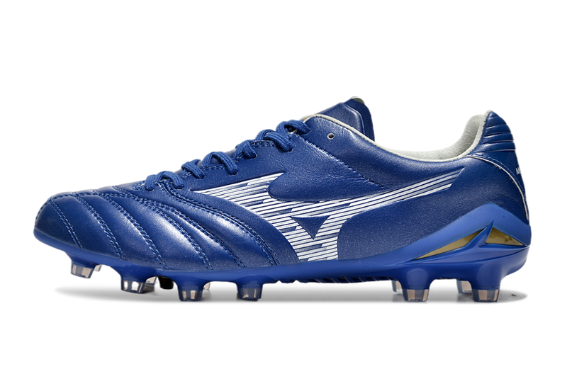 Chuteira Campo Mizuno Morelia Neo 4 Beta FG Azul "Mugen Pack"