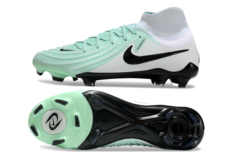 Chuteira Campo Nike Phantom Luna 2 Elite FG Branca e Verde