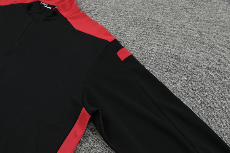 Conjunto de Frio Joma Training Vermelho e Preto