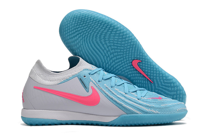 Nike Phantom GX 2 Elite IC Futsal Boot Grey, Blue and Pink