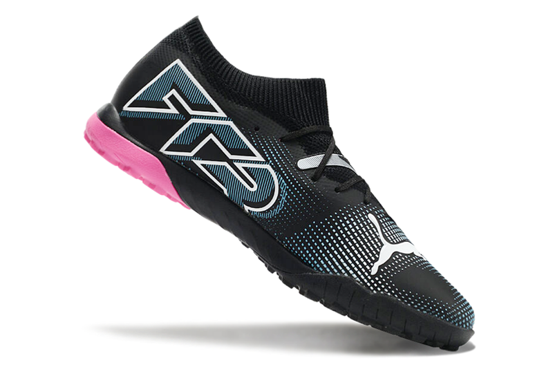 Society Puma Future 7 TF Botes de futbol negres i rosas