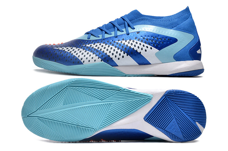 Chuteira Futsal Adidas Predator Accuracy.1 IC Azul "Marine Rush Pack"