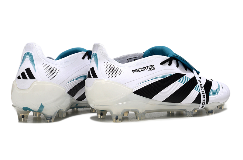 Chuteira Campo Adidas Predator FT 30 Elite FG Branca e Azul