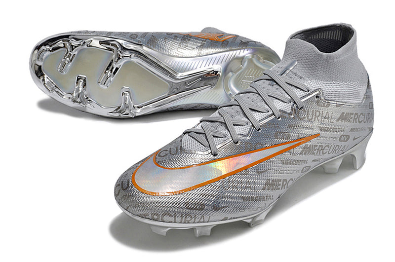 Nike Air Zoom Mercurial Superfly 9 Elite FG Silver "25 Years Nike" Kids' Field Football Boots