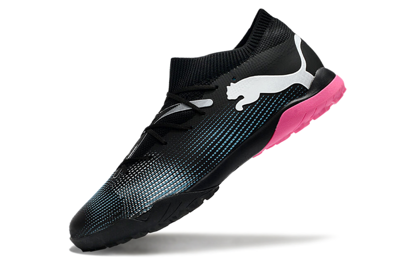 Society Puma Future 7 TF Botes de futbol negres i rosas