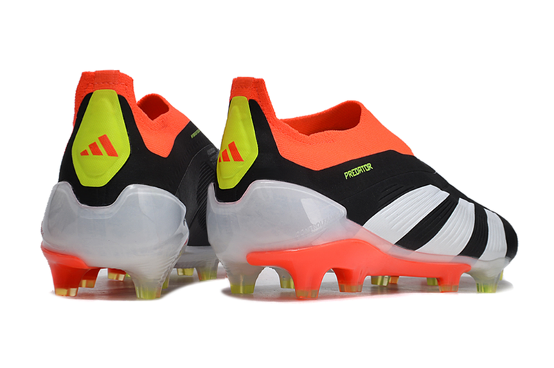 Adidas Predator LL Elite FG Black, Orange and White "Solar Energy" Field Boots