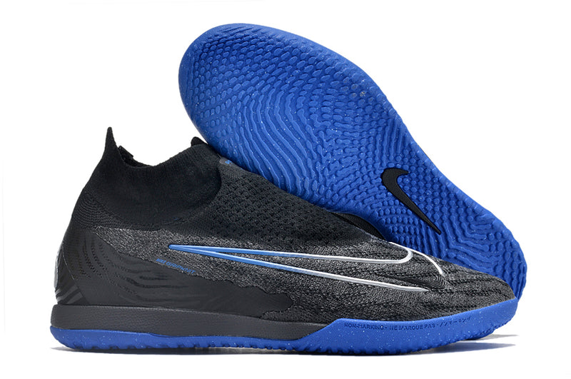 Botes de futbol sala Nike Phantom GX DF Elite IC negre i blau "Shadow Pack"