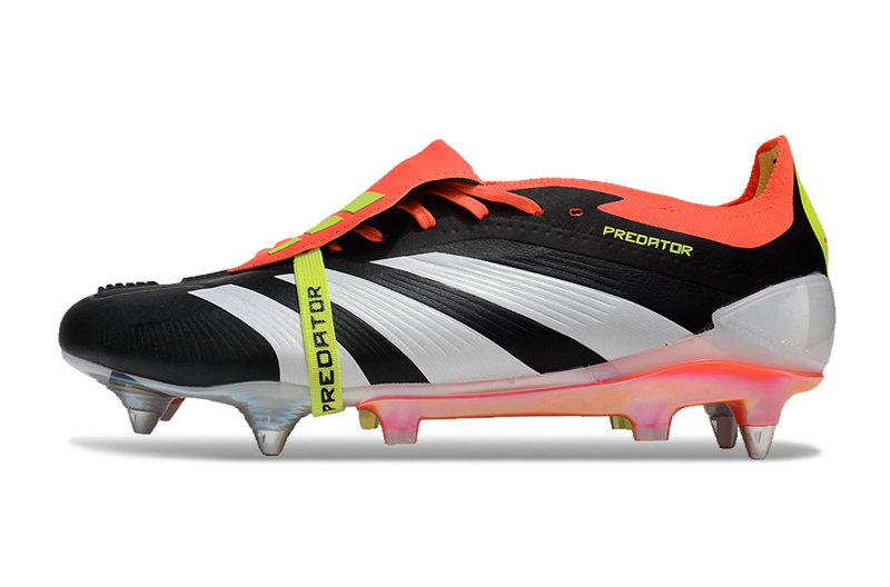 Bota de futbol Adidas Predator Elite FT 30 Aluminum Toe Negre, Taronja i Blanca "Solar Energy" 