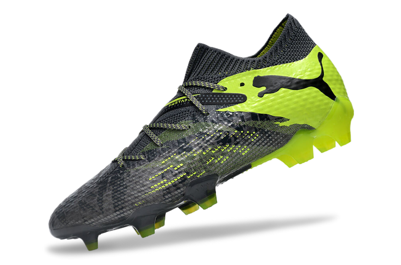 Puma Future 7 FG Grey and Green "Rush Pack" Field Football Boots