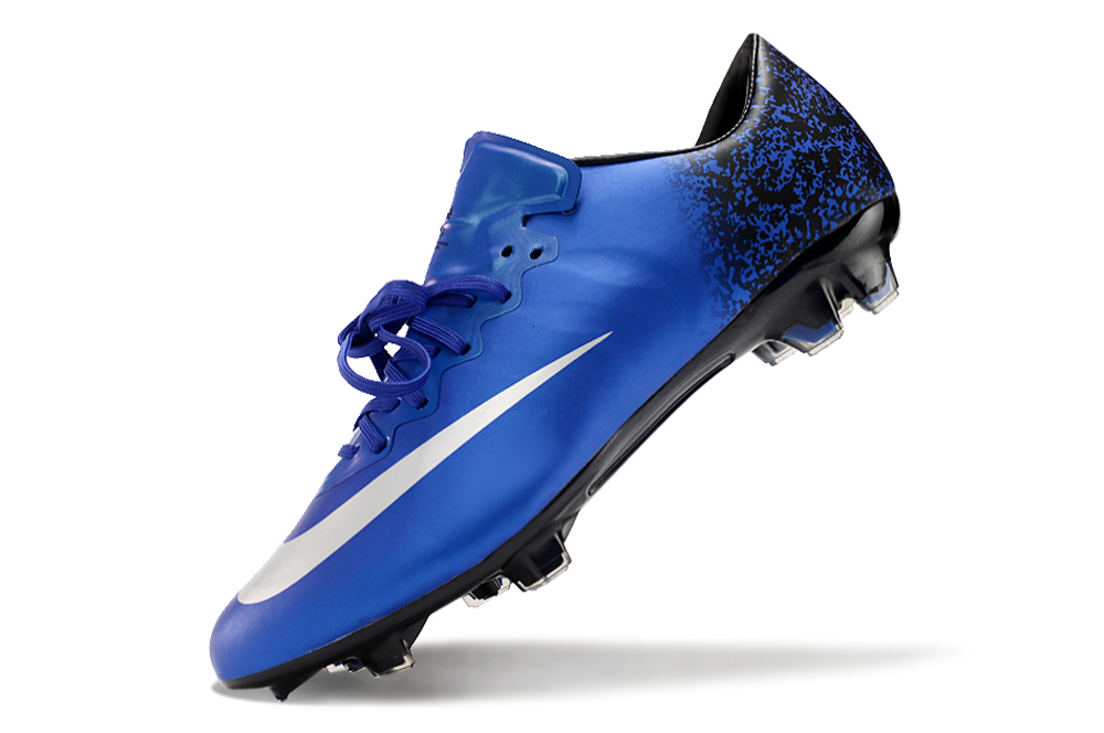 Nike Retro Mercurial Vapor 10 FG Blue and White CR7 Field Cleats