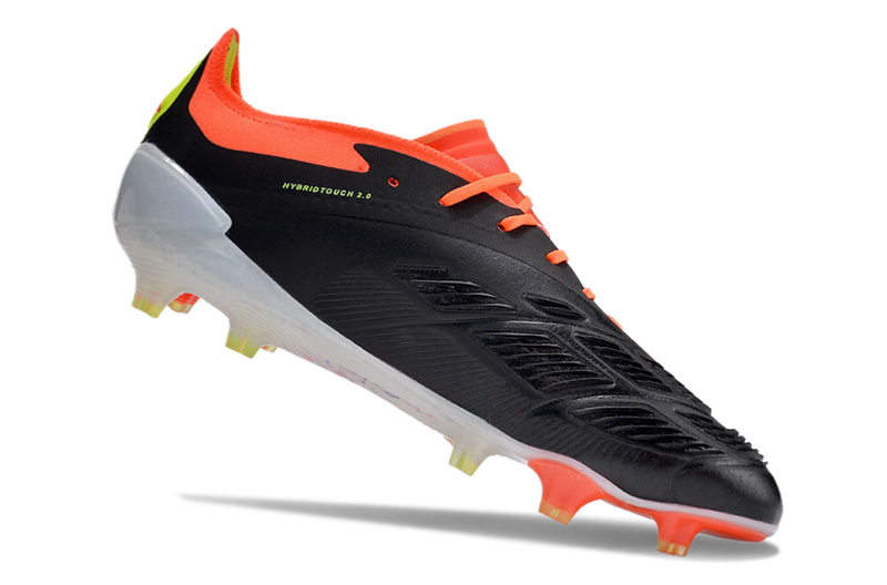 Botes de futbol Adidas Predator Elite FG Negre, Taronja i Blanca "Solar Energy"