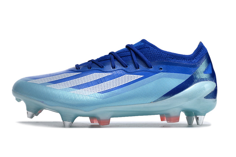 Adidas X Crazyfast.1 Aluminium Spike Football Boots Blue "Marine Rush Pack"