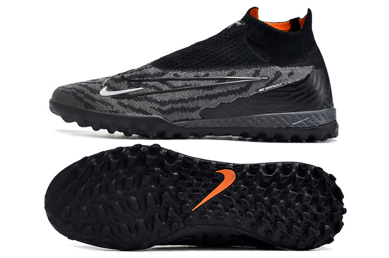 Chuteira Society Nike Phantom GX DF Elite TF Preta "Shadow Pack"