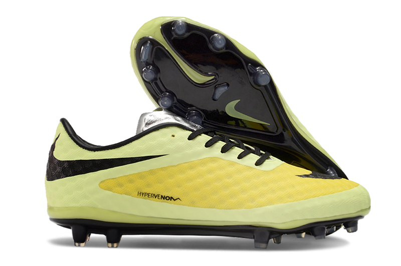 Nike Retro Hypervenom Phantom I FG Green Yellow and Black Football Bo