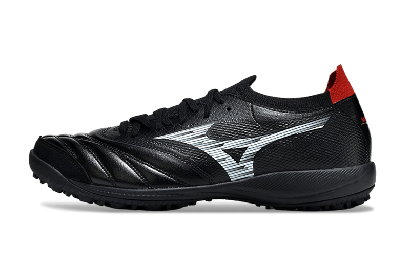 Chuteira Society Mizuno Morelia Neo Sala TF Preta