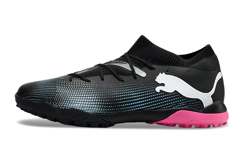 Society Puma Future 7 TF Botes de futbol negres i rosas