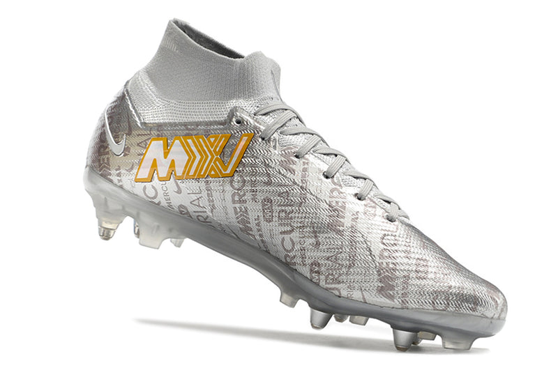 Nike Air Zoom Mercurial Superfly 9 Elite Aluminum Spike Silver "Anniversary 25 Years Pack" Football Boots