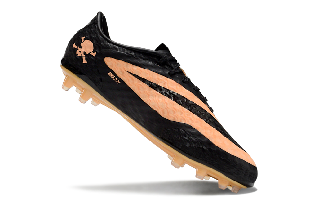 Nike Retro Hypervenom Phantom I FG Black and Orange Football Boots