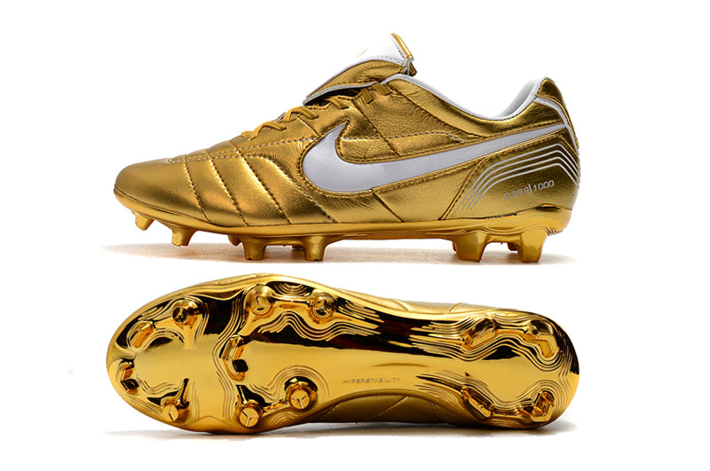 Nike tiempo 10r gold on sale