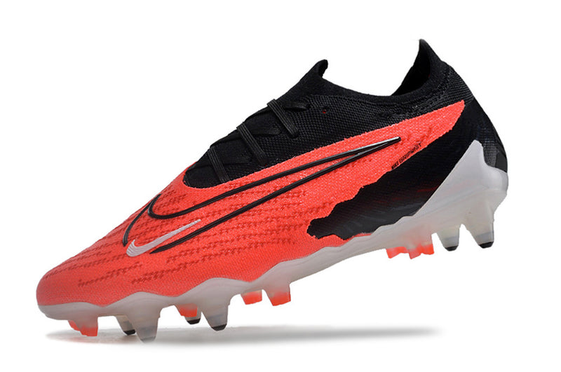 Nike Phantom GX Elite Aluminum Spike Black and Red "Ready Pack" Field Football Boot