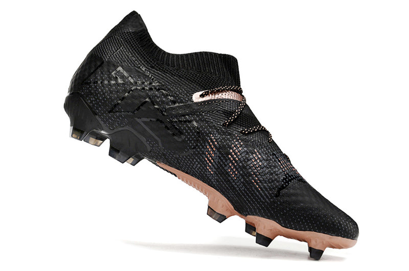 Botes de futbol Puma Future 7 FG negre i bronze 