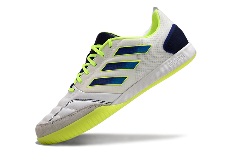 Adidas Competition TOP IC Futsal Boot White, Green and Blue 