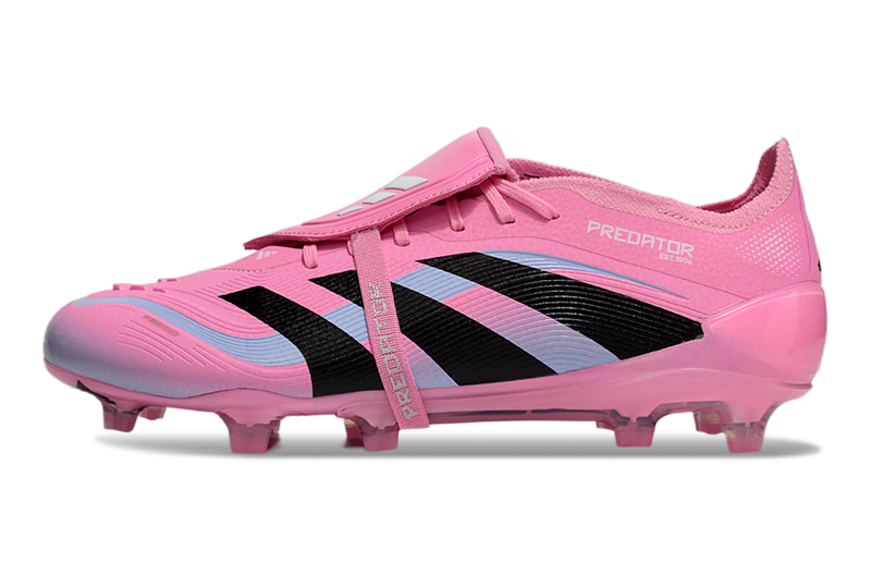 Chuteira Campo Adidas Predator FT 30 Elite FG Rosa e Preto