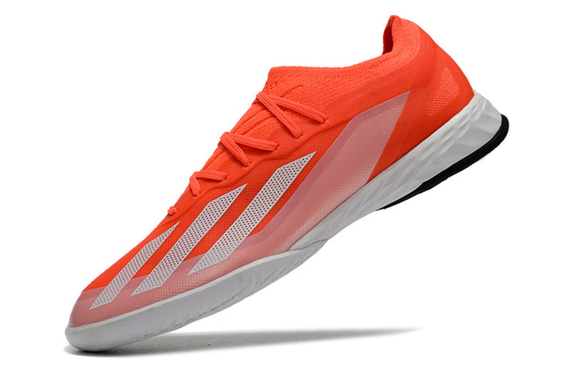 Bota de futbol sala Adidas CrazyFast. 1 IC vermell i blanc "Energy Citrus Pack"