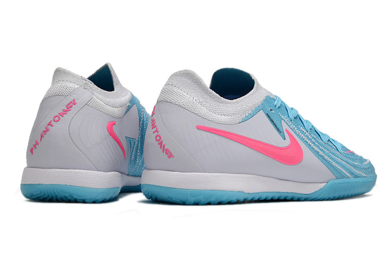 Nike Phantom GX 2 Elite IC Futsal Boot Grey, Blue and Pink