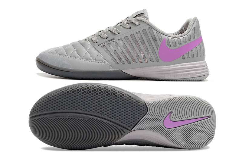 Nike Lunar Gato II IC Futsal Boot Grey and Purple