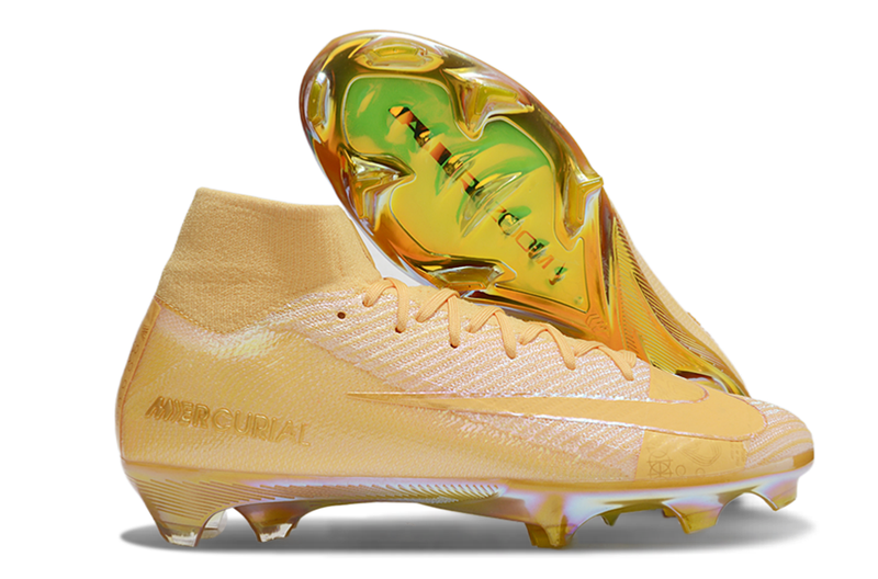 Chuteira Campo Nike Air Zoom Mercurial Superfly 10 Elite FG Amarelo